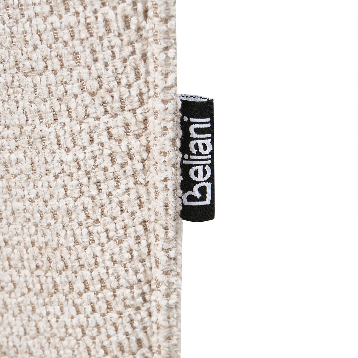ESSZIMMERSTUHL 2er-Set drehbar Stoff Hellbeige Coso - Beige, Textil (64/84/64cm) - Beliani