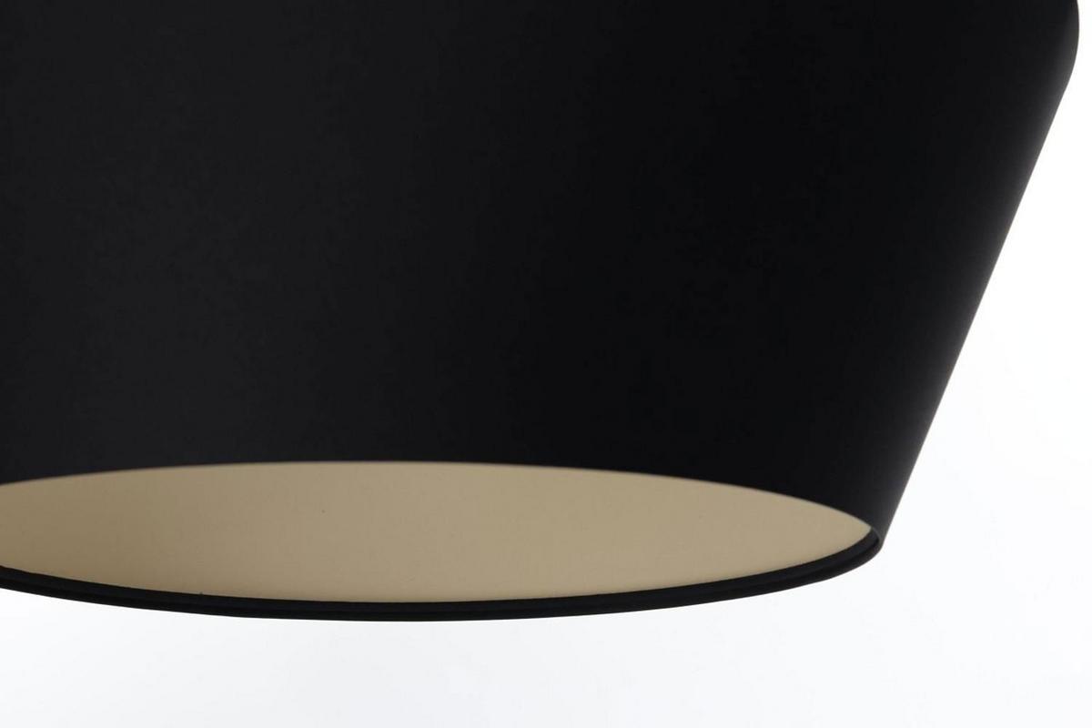 HÄNGELEUCHTE Schwarz 50/40 cm - Schwarz, Kunststoff (50/1.3/40cm) - ONZENO