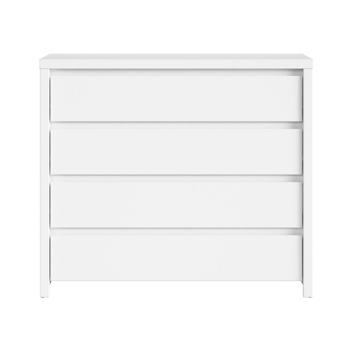 KOMMODE Soren Weiß matt - Weiß, Holzwerkstoff (92/105/40.5cm) - Petits-meubles