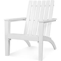 STUHL Weiß - Weiß, Holz (73/86/67.5cm) - COSTWAY