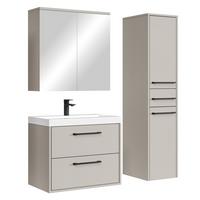 BADMÖBEL-SET Florence 4 Teile Cashmere - 60 x 35 x 51 cm - Kaschmir, Holz (60/51/35cm) - Badplaats