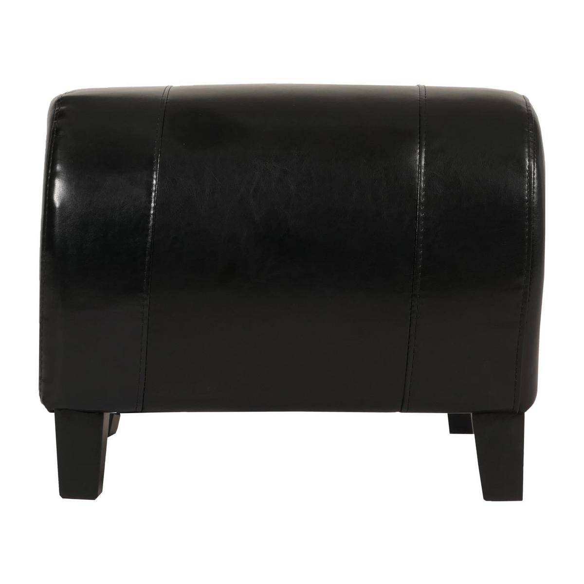 SITZHOCKER Braun - Braun, Leder (45/37/47cm) - MCW