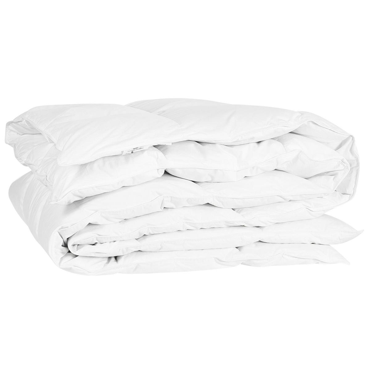 BETTDECKE Polyester Extra Warm 200/220 cm Lemberg - Weiß, Textil (200/220cm) - Beliani