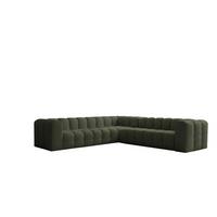 ECKSOFA Solvie In Tiffani - Grün, Holzwerkstoff/Textil (300/300cm) - Fun Möbel
