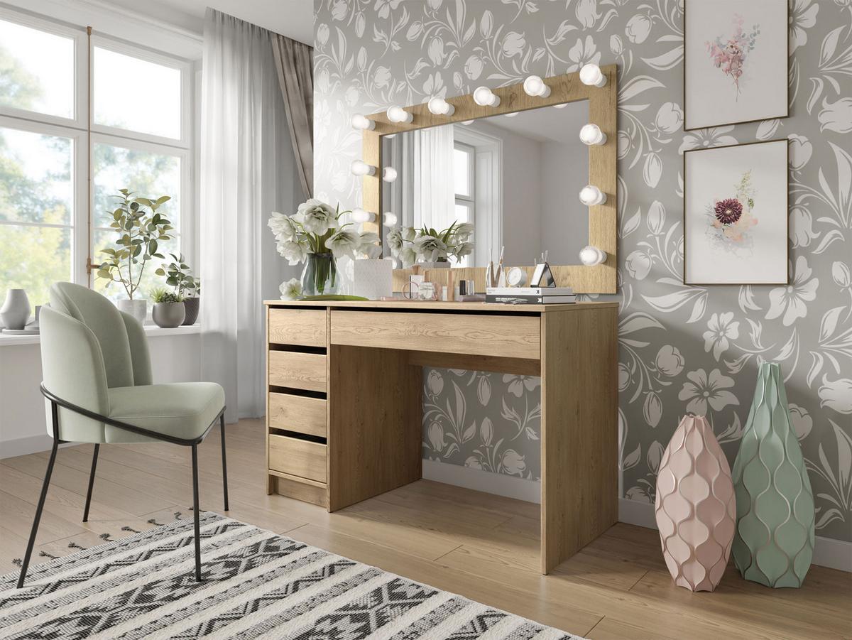 SCHREIBTISCH Ada - Naturfarben, Holzwerkstoff (120/55/76cm) - MIRJAN24