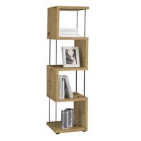 REGAL Elga 33x33x126 aus Holzwerkstoff in der Farbe asteiche - Eiche Artisan, Kunststoff (33/126/33cm) - 58aufmkessel
