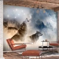 SELBSTKLEBENDE FOTOTAPETE 392/280 cm - Beige/Grau, Kunststoff/Textil (392/1cm) - KUNSTLOFT