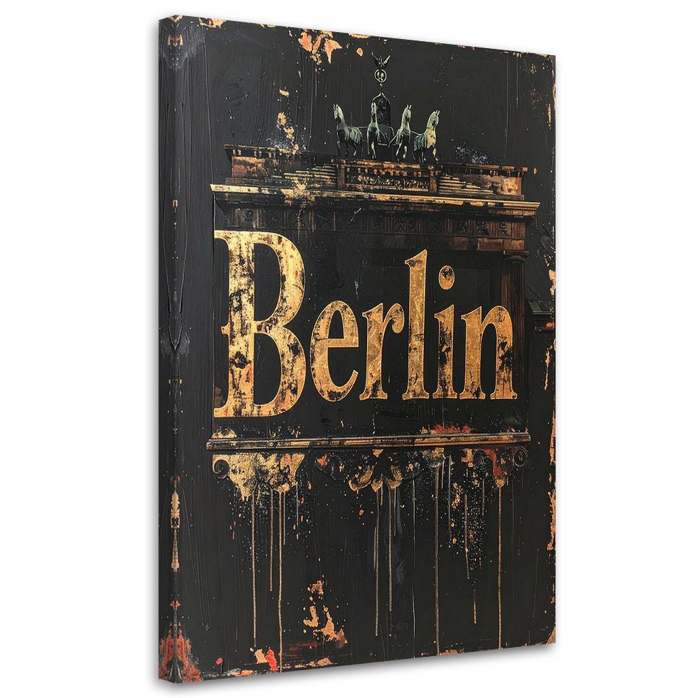 LEINWANDBILD Inschriften und Zitate 70x100cm - Schwarz, Textil (70/100cm) - Feeby