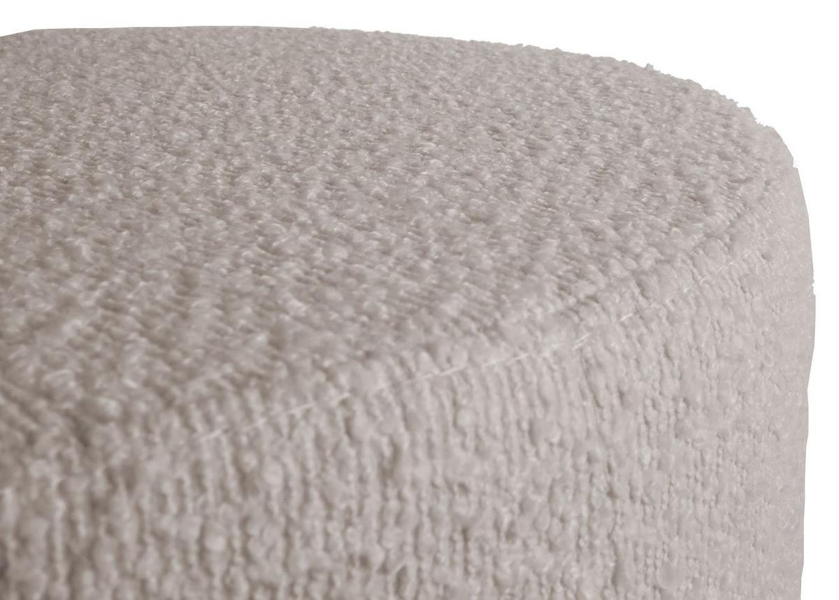HOCKER Beige - Beige, Textil (37/57/37cm) - MCW