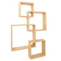 WANDREGAL Beige - Beige, Holz (59/91/10cm) - MCW