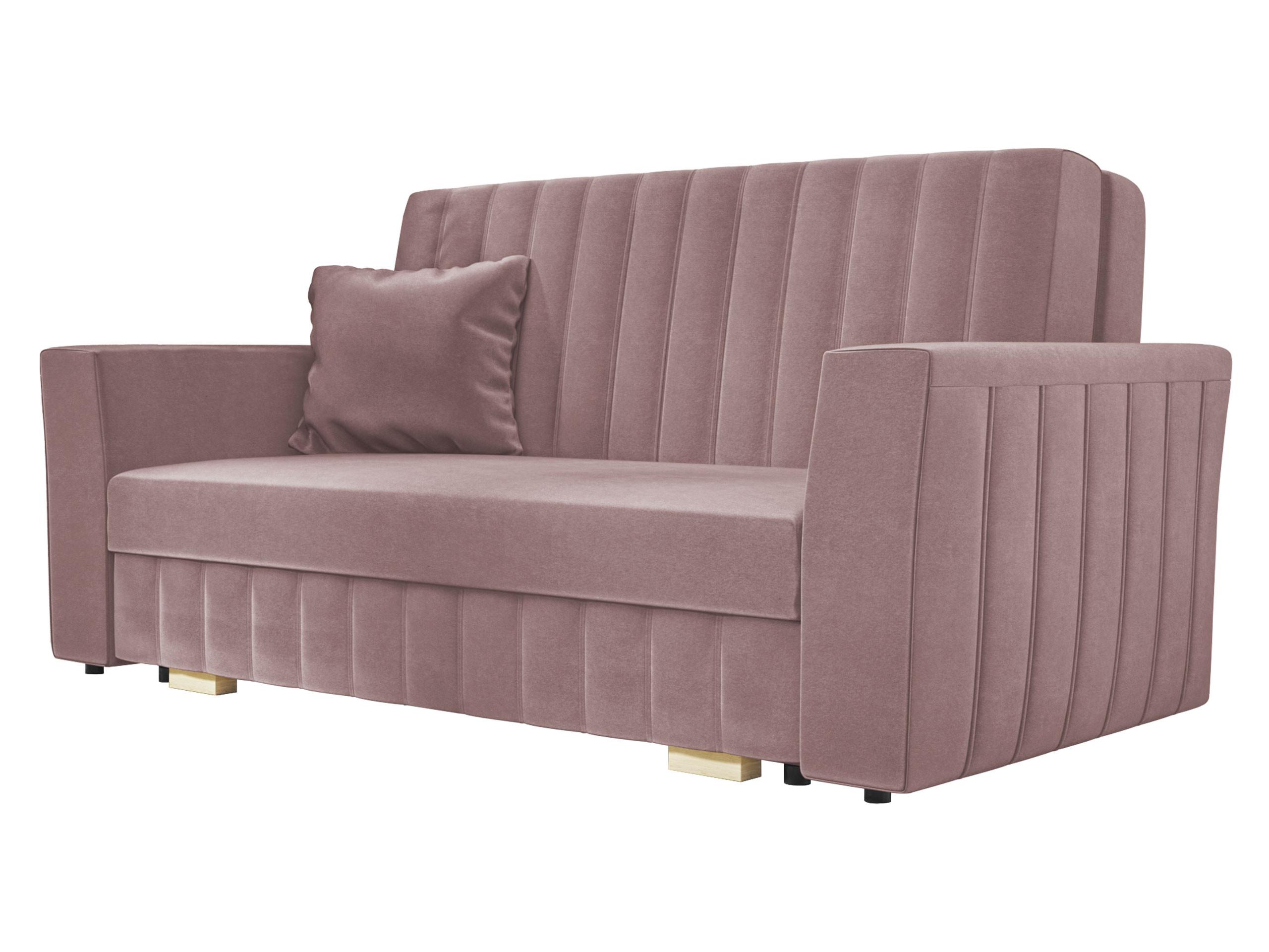 SCHLAFSOFA Viva Glam III - Rosa/Naturfarben, Holz/Kunststoff (160/85/98cm) - MIRJAN24