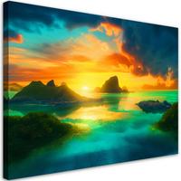 KUNSTDRUCK Lila 60/40 cm - Lila, Textil (60/40cm) - KUNSTLOFT