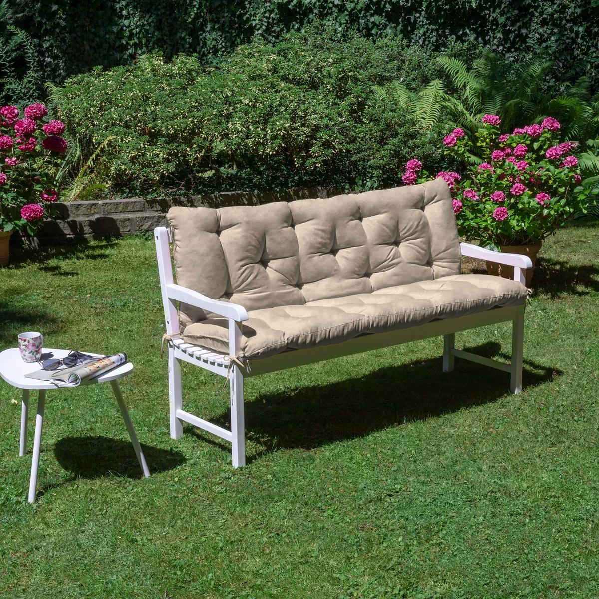 BANKAUFLAGE Flair BR 100/50cm Natur - Naturfarben, Textil (100/10/100cm) - Beautissu 