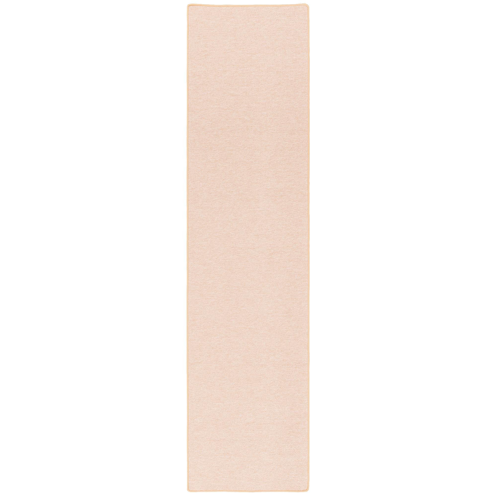 FEINSCHLINGEN VELOUR LÄUFER TEPPICH STRONG - Sandfarben, Textil (80/160cm) - Snapstyle