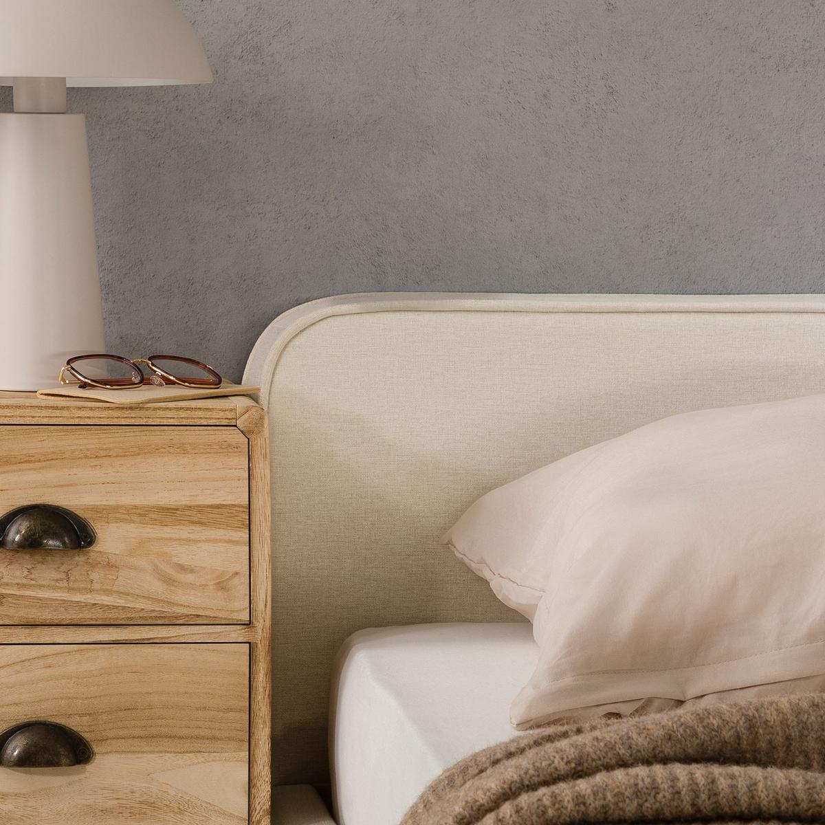 POLSTERBETT MARINI 140X200 CM - Creme, Textil (140/200cm) - IDIMEX