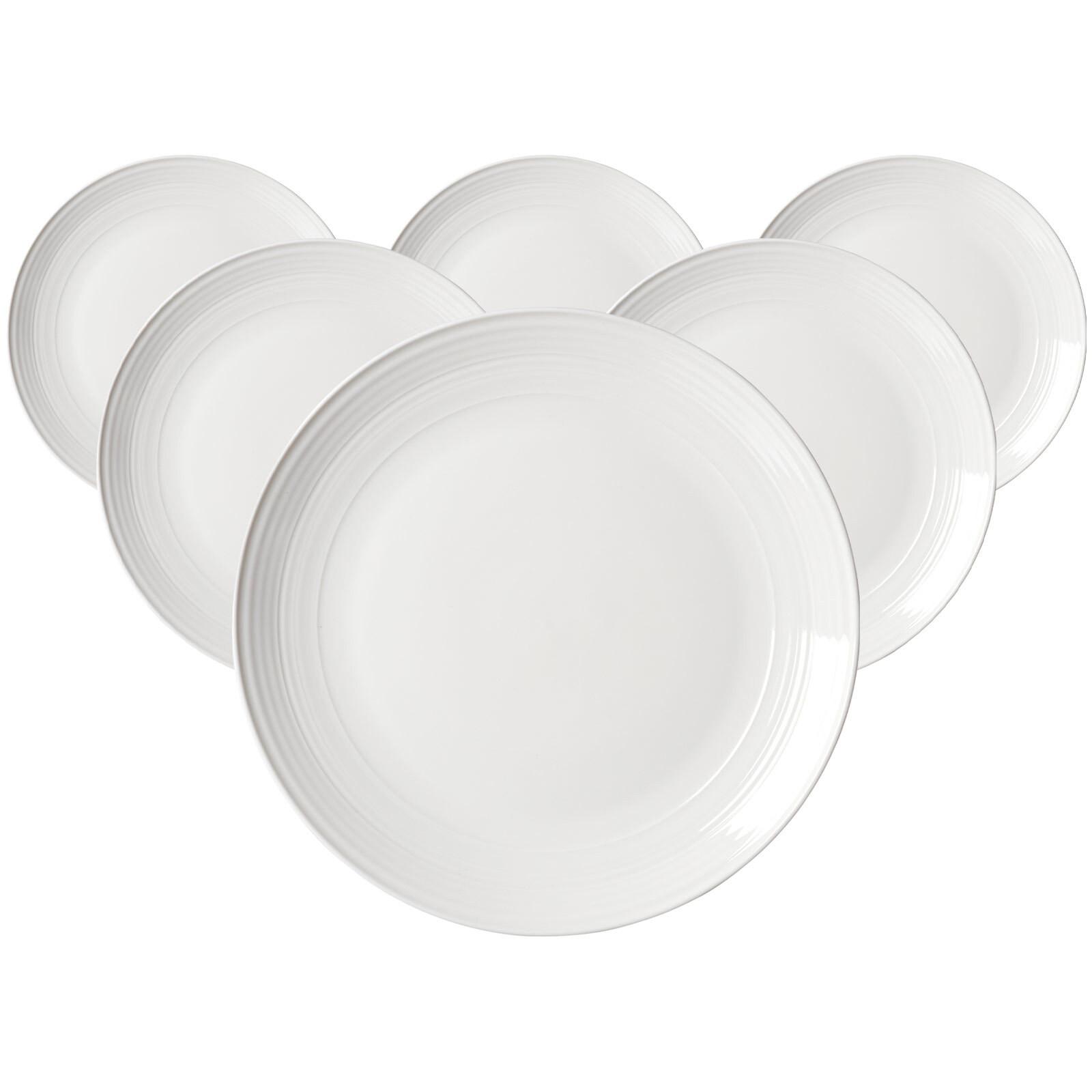 SPEISETELLER Levi Weiß ø 27 cm 6er Set - Weiß, Keramik (27cm) - Ritzenhoff Breker