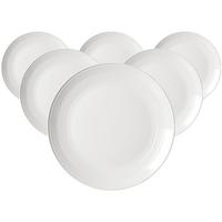 SPEISETELLER Levi Weiß ø 27 cm 6er Set - Weiß, Keramik (27cm) - Ritzenhoff Breker