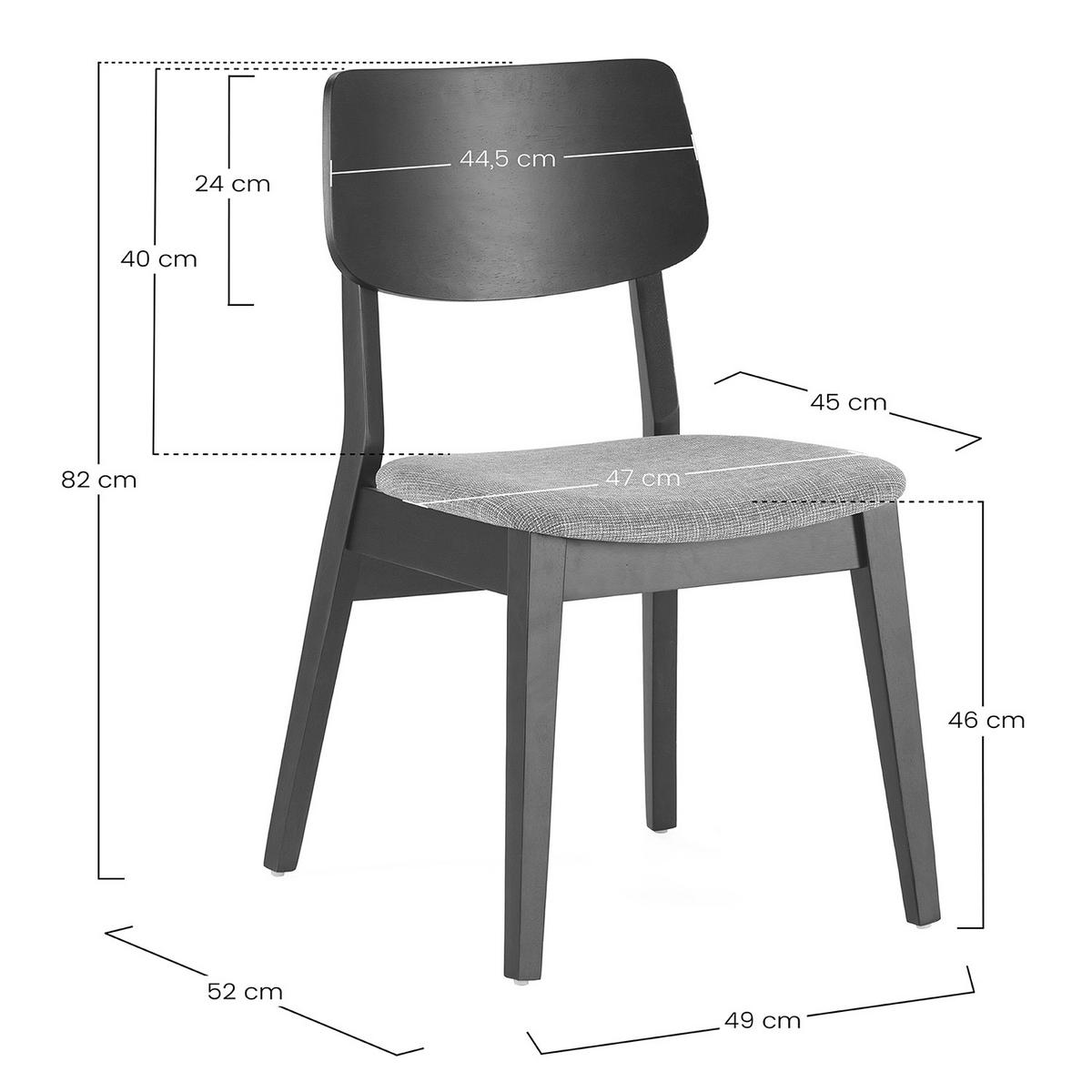 STUHL-SET 2 Susi Walnussfarbe, Massivholz - Walnussfarben, Holz (49/82/52cm) - VS Venta-stock