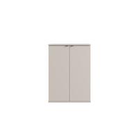 KOMMODE METRIX 60/82,5/35cm mit Schubladen 2 Türen Kaschmir - Kaschmir, Holzwerkstoff (60/82.5/35cm) - MASSENO