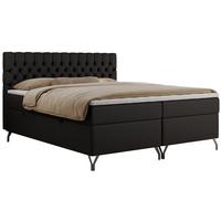 BOXBETT GRIMALDI 200/200 Schwarz Kunstleder - H3 - Schwarz, Holz/Textil (200/200cm) - MKS