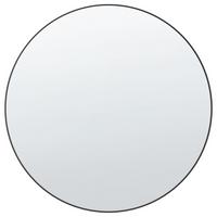 WANDSPIEGEL 80/80 cm Schwarz Annemasse - Schwarz, Glas (80/3/80cm) - Beliani