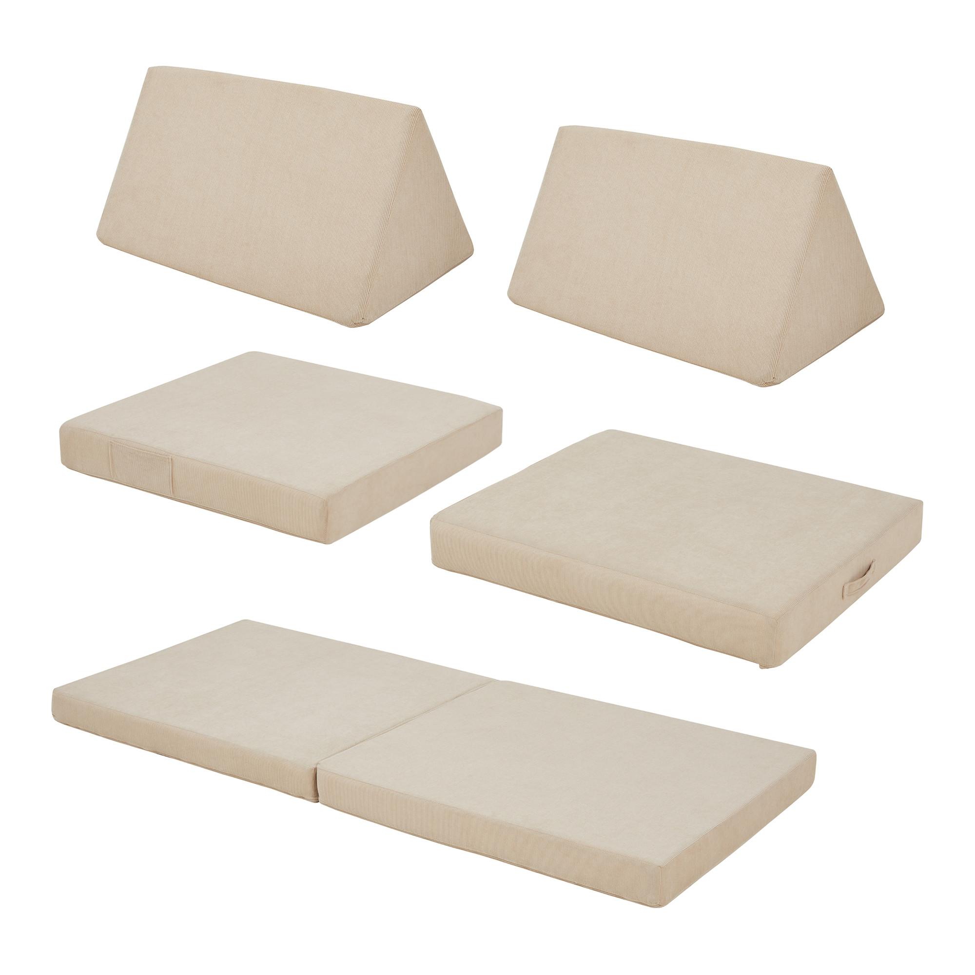SPIELSOFA Norhulta - Beige, Textil (150/46/66cm) - [en.casa]