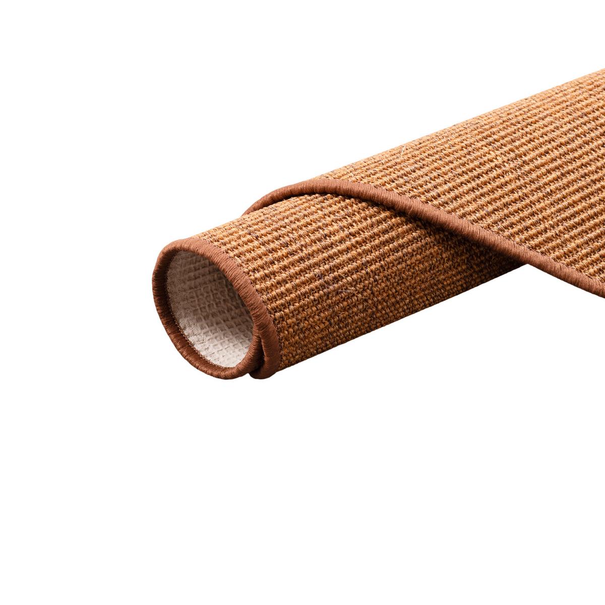 SISAL NATUR TEPPICH RUND - Braun, Textil (100/100cm) - Snapstyle