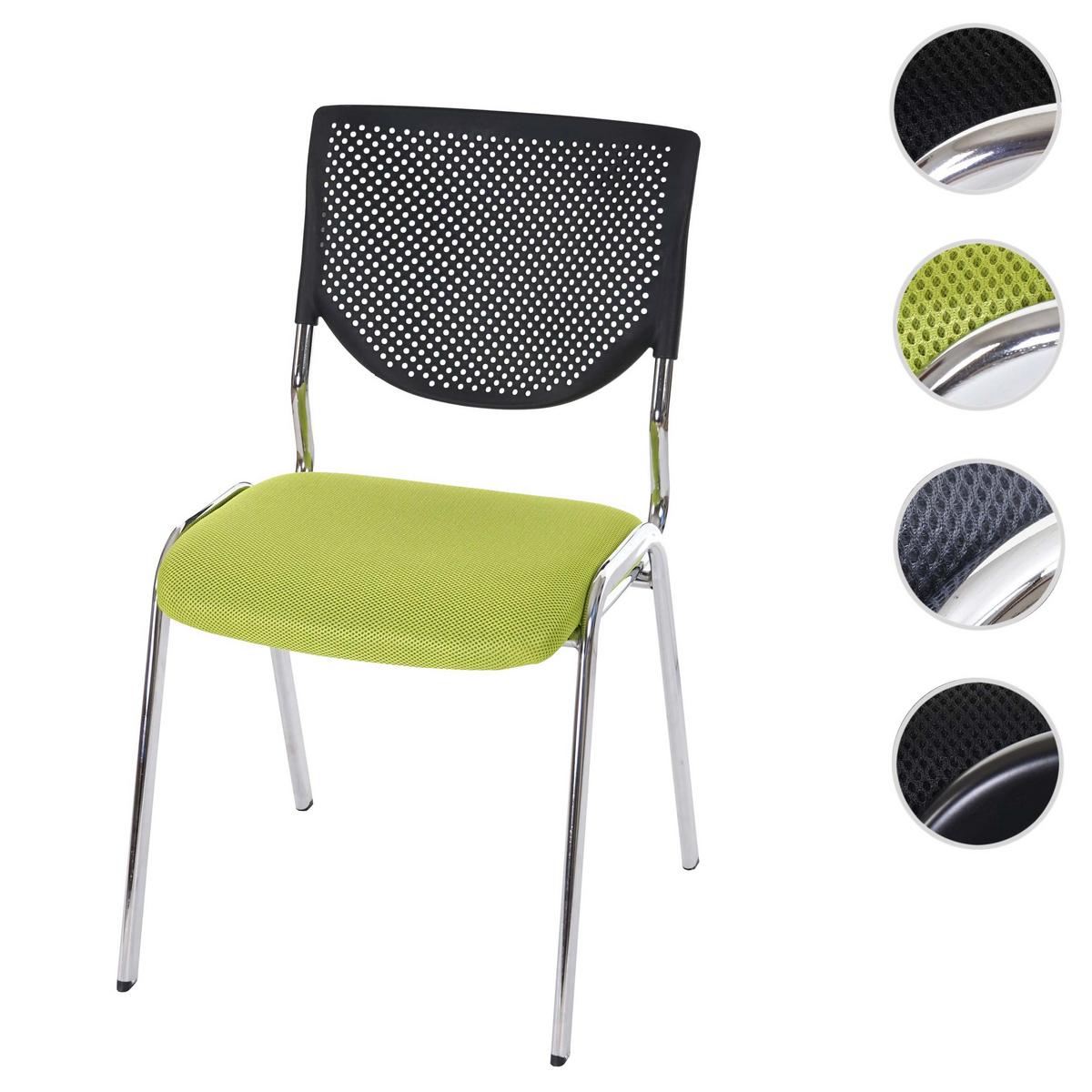 BESUCHERSTUHL Green - Grün, Textil (49/83/58cm) - MCW