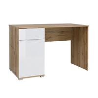 SCHREIBTISCH Selma Weiß und Holz - Weiß, Holzwerkstoff (120/60/76cm) - Petits-meubles