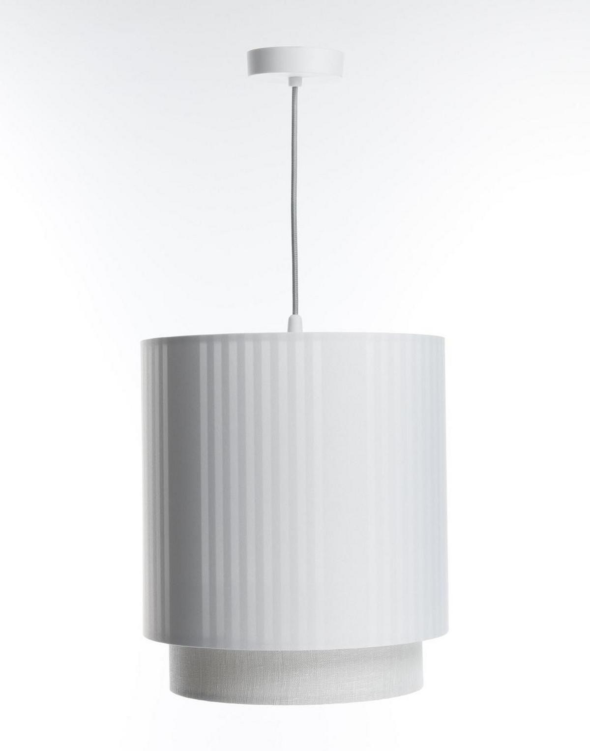 HÄNGELEUCHTE Weiß 30/105 cm - Weiß, Kunststoff (35/0.6/105cm) - ONZENO