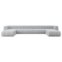 WOHNLANDSCHAFT modulares Sofa Joren-U3 - 501x177x70 cm Grau - Grau, Holzwerkstoff/Textil (501/70/177cm) - ALTDECOR