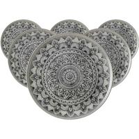 PLATZTELLER Rimini grau ø 32 cm 6er Set - Grau, Keramik (32cm) - Ritzenhoff Breker