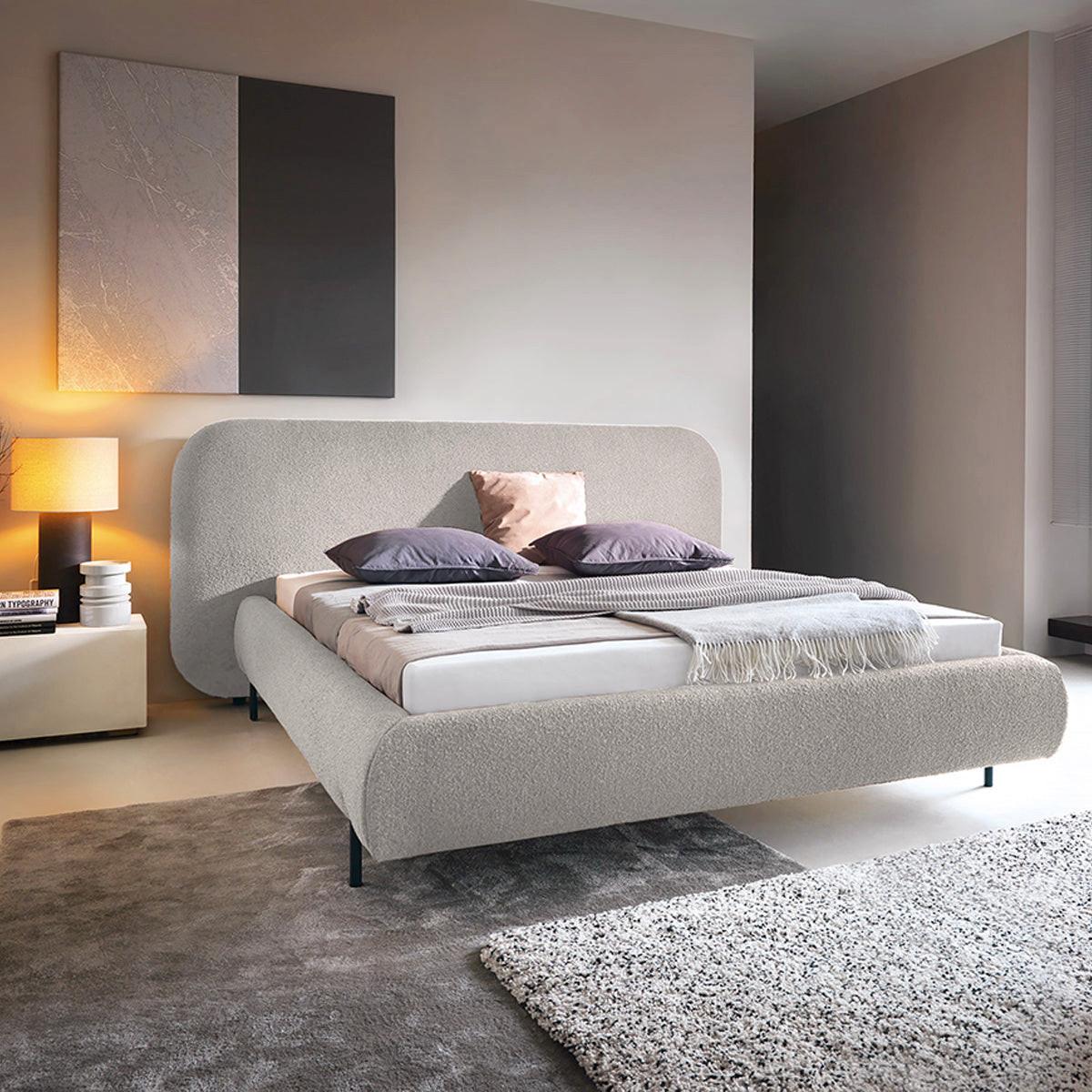 BOXBETT 160/200 Tobias Hellgrau - Grau, Holz (160/200cm) - Petits-meubles