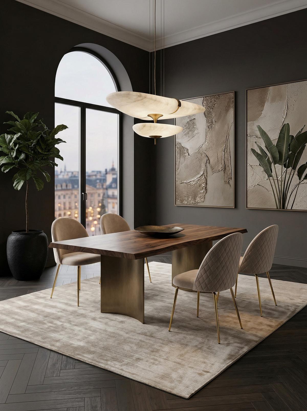 ESSZIMMERSTUHL 2er Set Samtbezug mit Metallgestell Schalenform Skandinavisch gepolstert, Beige 53x50x87 cm - Beige/Goldfarben, Textil/Metall (53/87/50cm) - KADIMA DESIGN