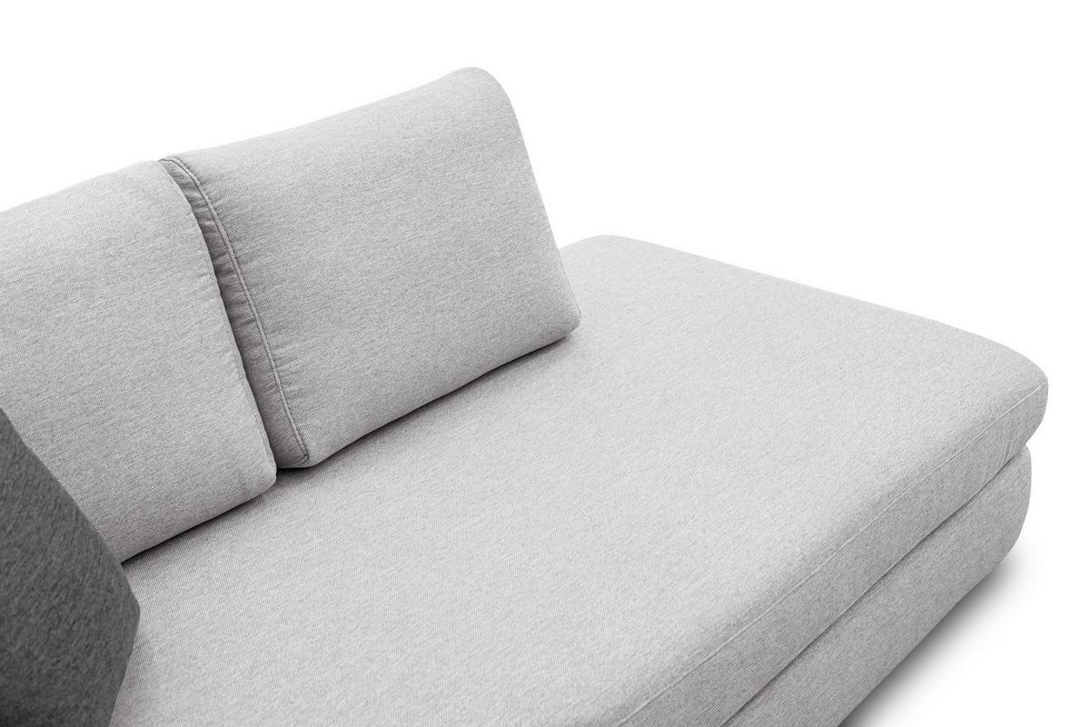 ECKSOFA OTTO 5-Sitzer, hellgrau - Hellgrau, Holzwerkstoff/Textil (279/219cm) - Wozimo