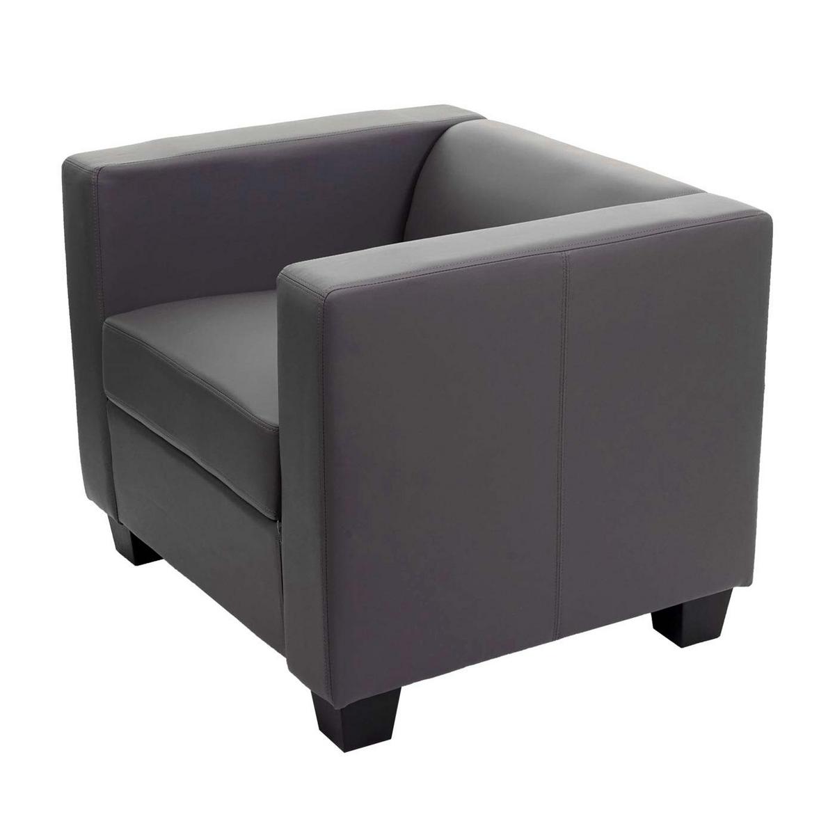 SESSEL LOUNGESESSEL Anthrazit - Anthrazit, Textil (86/70/75cm) - MCW