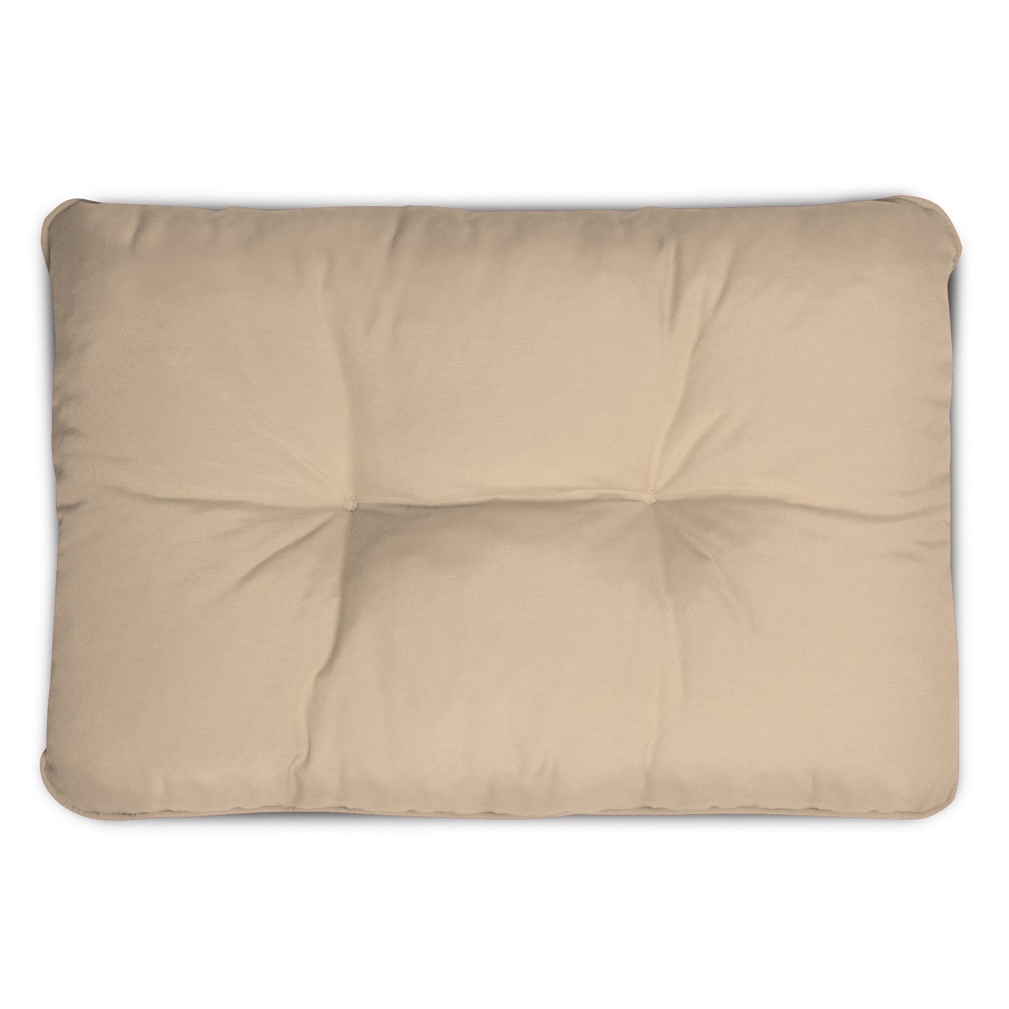 LOUNGEKISSEN Flair Outdoor Rücken 50/40/12cm Natur - Naturfarben, Textil (40/12/50cm) - Beautissu 
