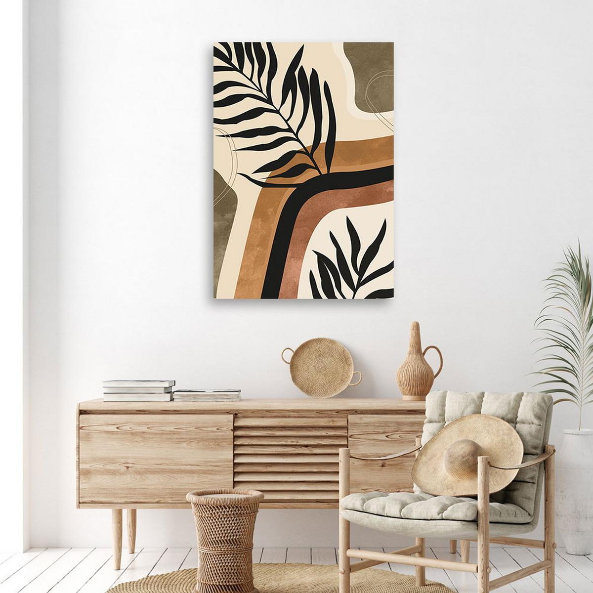 KUNSTDRUCK Beige 70/100 cm - Beige, Textil (70/100cm) - KUNSTLOFT
