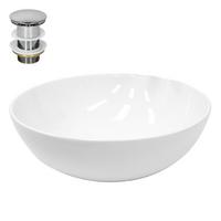 WASCHBECKEN - Weiß, Keramik (40/14.7/40cm) - LuxeBath