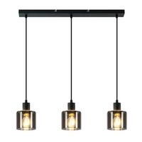 PENDELLEUCHTE Klassik 3-flammig 68/11/195 cm - Grau, Glas (68/11/195cm) - Nettlife