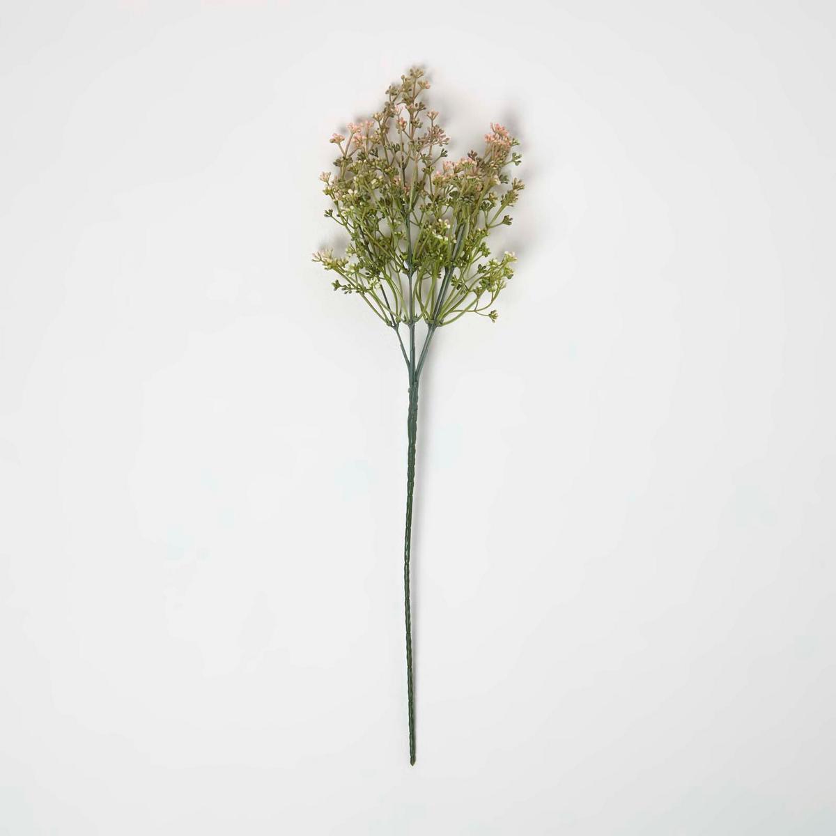 DEKOZWEIG Schleierkraut-Knospen, langstielig 58 cm - Rosa, Kunststoff (58cm) - Homescapes