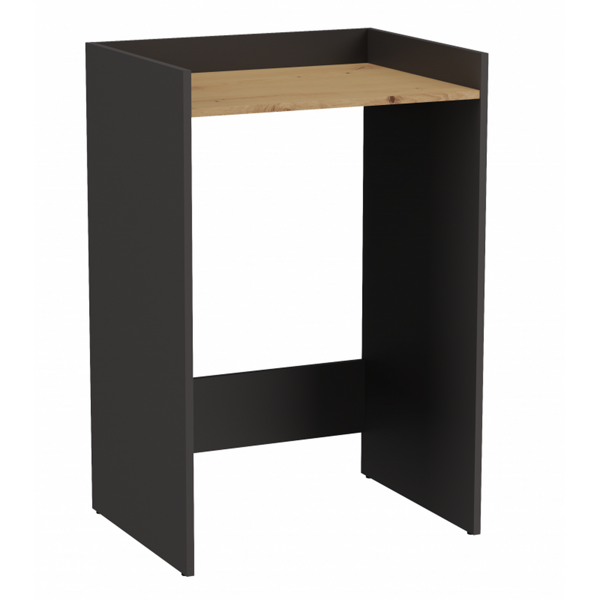 WASCHMASCHINENUMBAUSCHRANK Anthrazit, Eiche 64/97,5/50 - Anthrazit, Holzwerkstoff (64/98/50cm) - RAUMHIRSCH FURNITURE