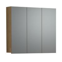 SPIEGELSCHRANK PureBliss Eiche Dekor - Eichefarben, Holzwerkstoff (90/80/20cm) - Trendteam