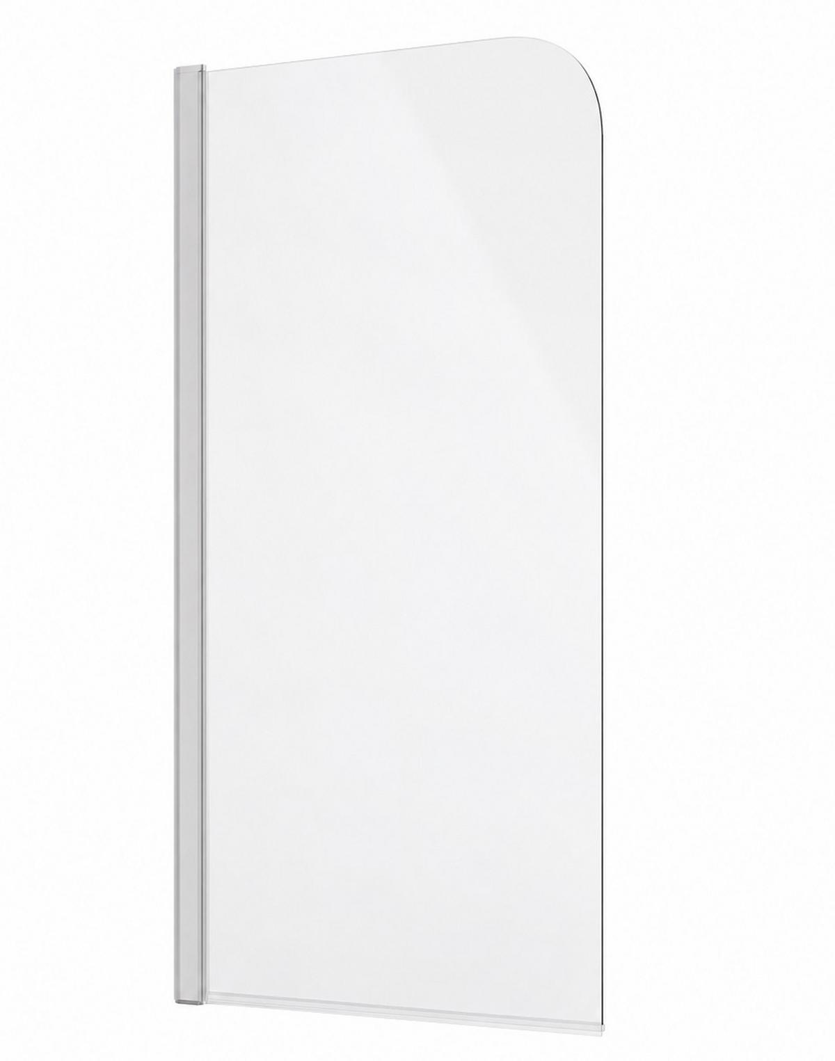 BADEWANNE Torino 1 Teil cm Chrom - 60 x 140 cm - Chromfarben, Glas (60/140cm) - Badplaats