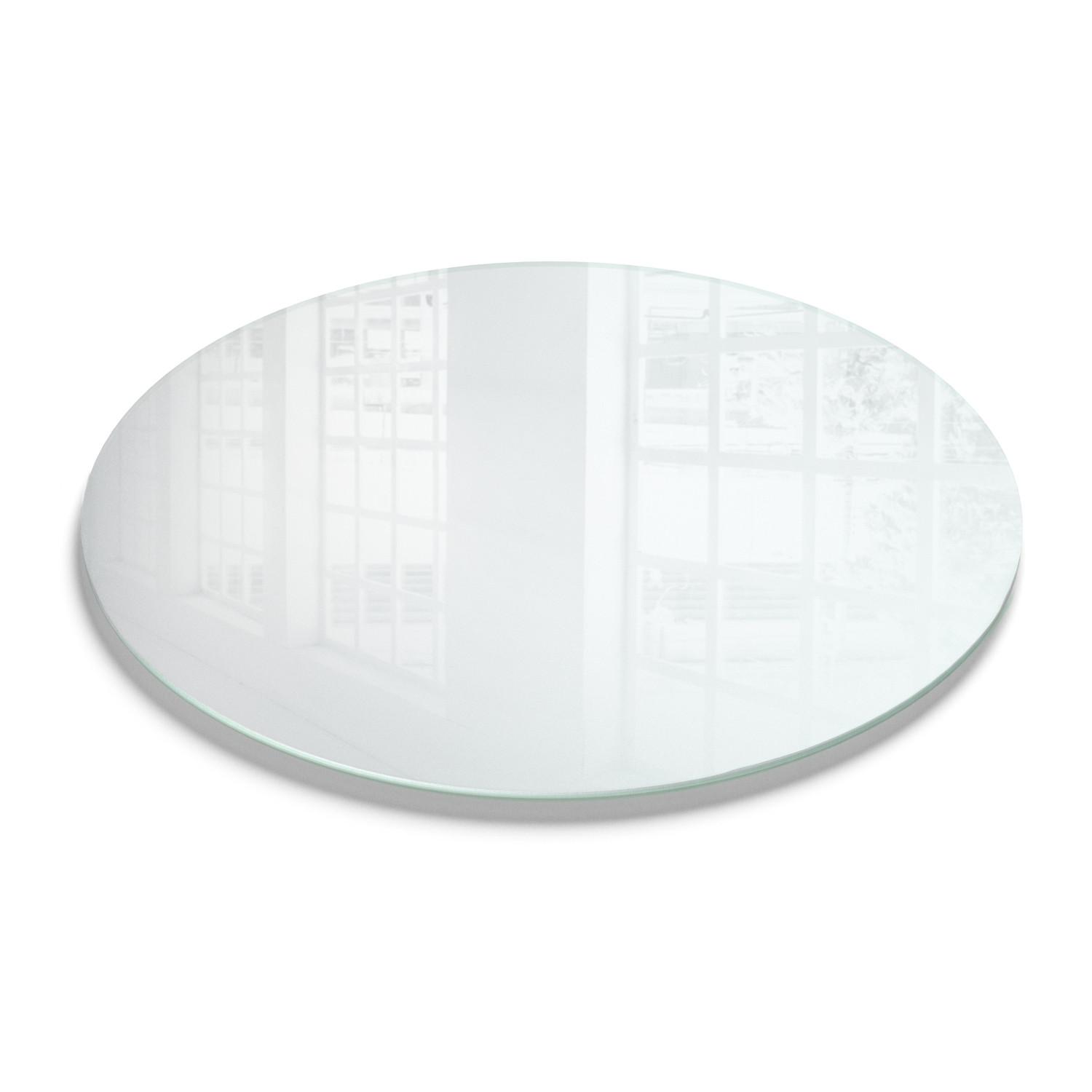 TISCHPLATTE Ø80 cm milchglas - Transparent, Glas (80/80/0.4cm) - TULUP