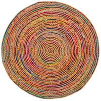 TEPPICH JUTE BAUMWOLLE SALSA - Multicolor, Textil (160/160cm) - Pergamon
