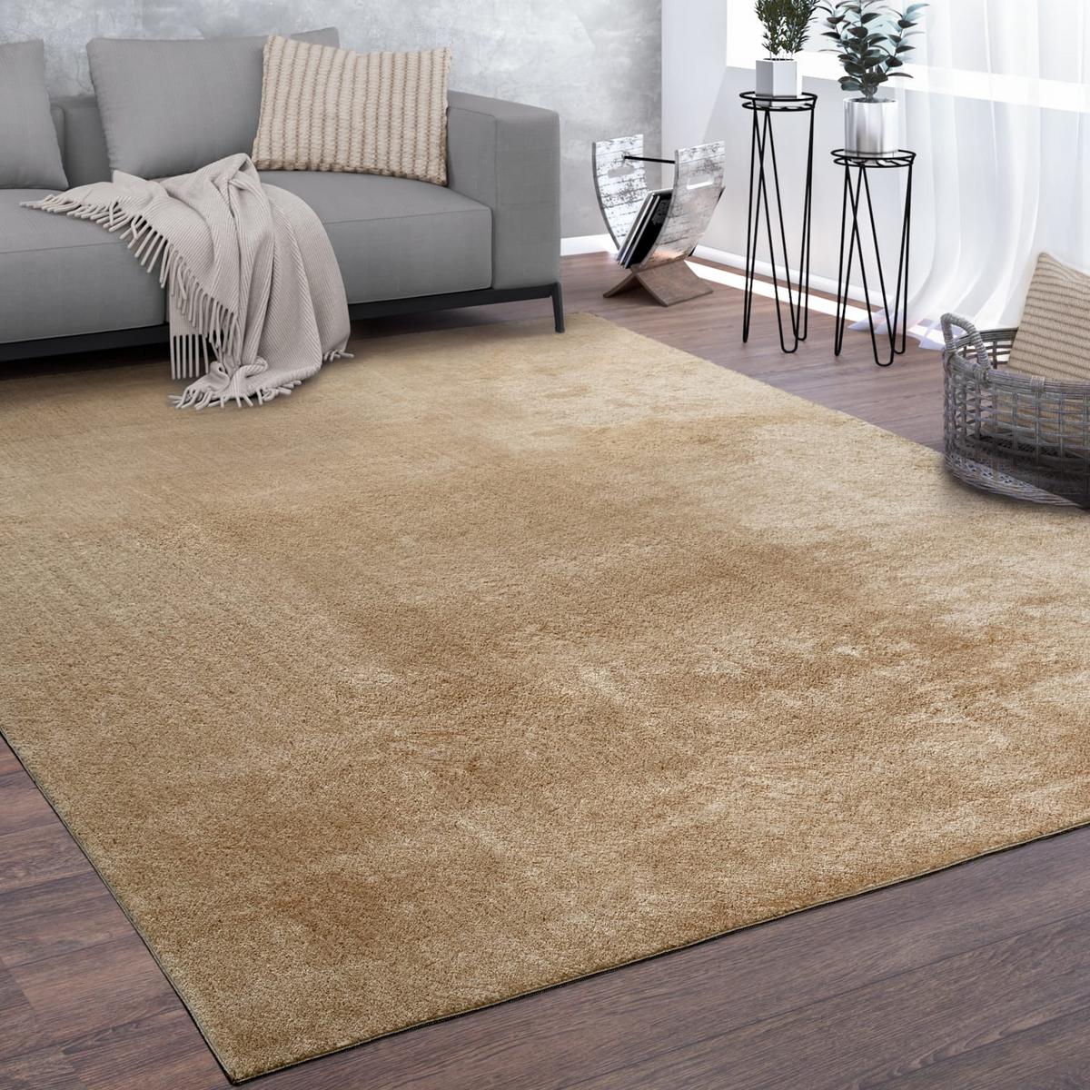 KURZFLORTEPPICH, einfarbig, Natur, 100 x 200 cm - Beige, Textil (200/100cm) - KADIMA DESIGN