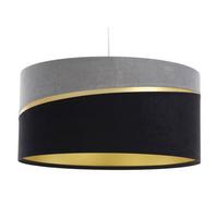 HÄNGELEUCHTE Grau 60/30 cm - Schwarz/Grau, Kunststoff (60/0.4/30cm) - ONZENO