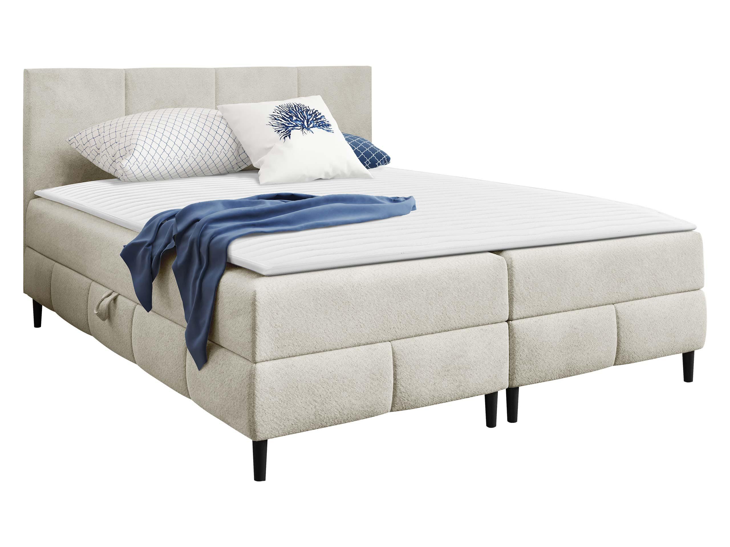 BOXBETT Box Best 2 - H3 - Creme/Schwarz, Holz/Holzwerkstoff (160/200cm) - MIRJAN24