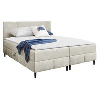 BOXBETT Box Best 2 - H3 - Creme/Schwarz, Holz/Holzwerkstoff (160/200cm) - MIRJAN24